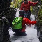 Two people Canyoning in the Lake District