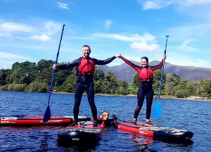 Paddle Boarding on Derwent Water Keswick
