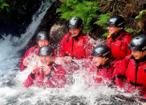 Ghyll scrambling in Keswick